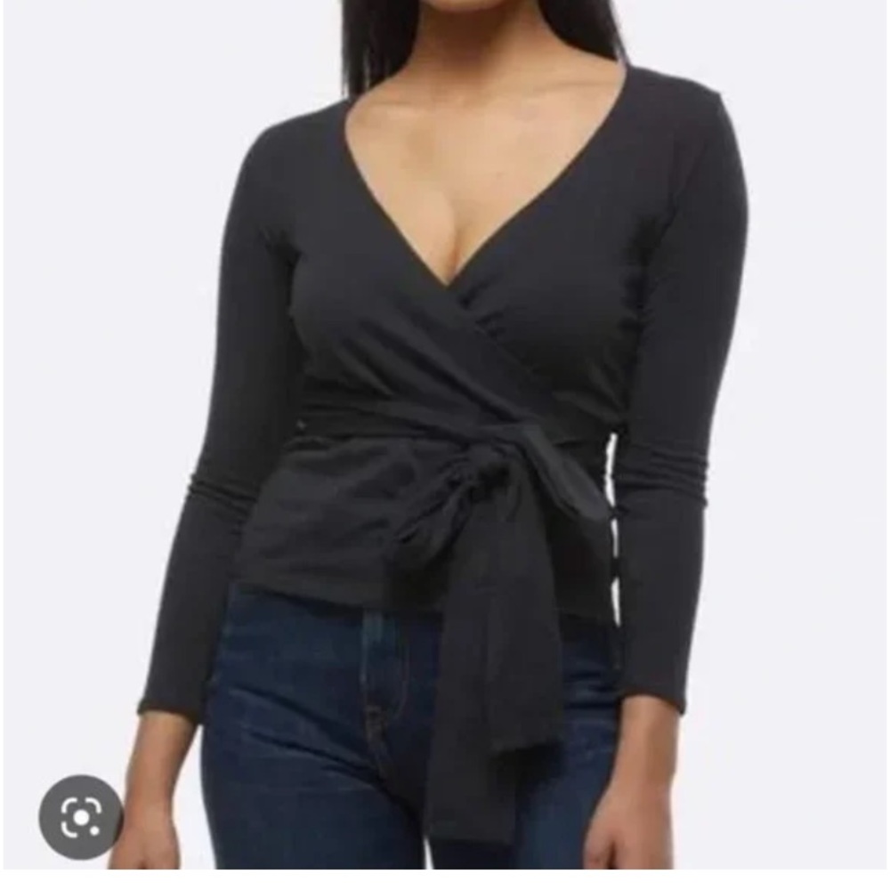 ABLE Cotton Wrap Top
